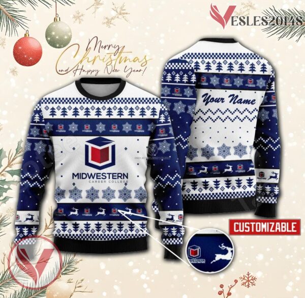 Midwestern Career College Custom Ugly Christmas Sweater, Unique Gift For Fans - Vesles2014s