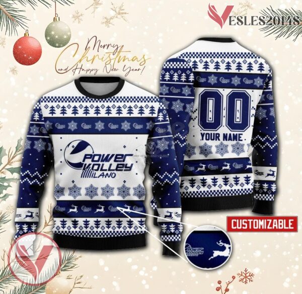 Milano Volleyball Custom Ugly Christmas Sweater, Unique Gift For Fans - Vesles2014s