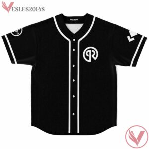 Miles P Black Baseball Jersey - Vesles2014s