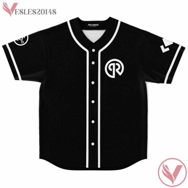 Miles P Black Baseball Jersey - Vesles2014s