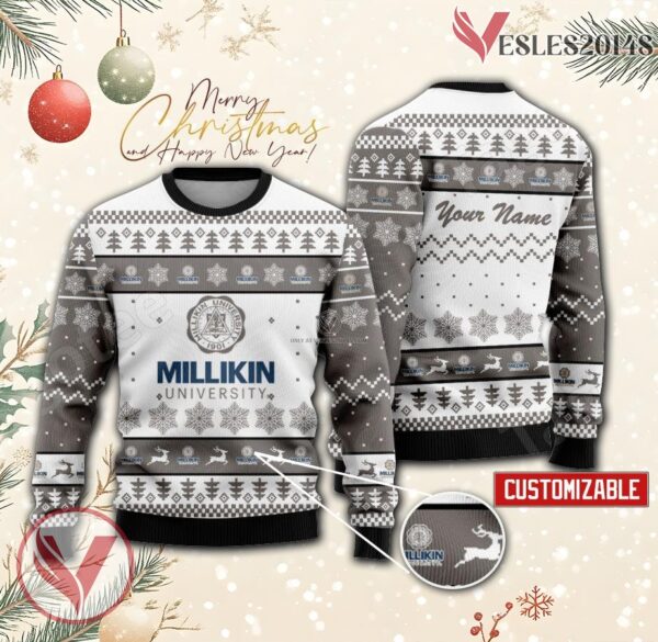 Millikin University Custom Ugly Christmas Sweater, Unique Gift For Fans - Vesles2014s
