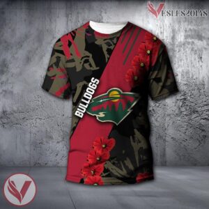 Minnesota-Duluth Bulldogs NCAA With Red Poppy Flower 3D Shirt, Unique Gift For Fans - Vesles2014S