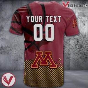 Minnesota Golden Gophers Basketball Grunge Pattern Unique Personalized T Shirts - Vesles2014S 1