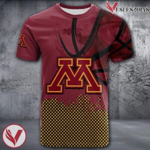 Minnesota Golden Gophers Basketball Grunge Pattern Unique Personalized T Shirts - Vesles2014S