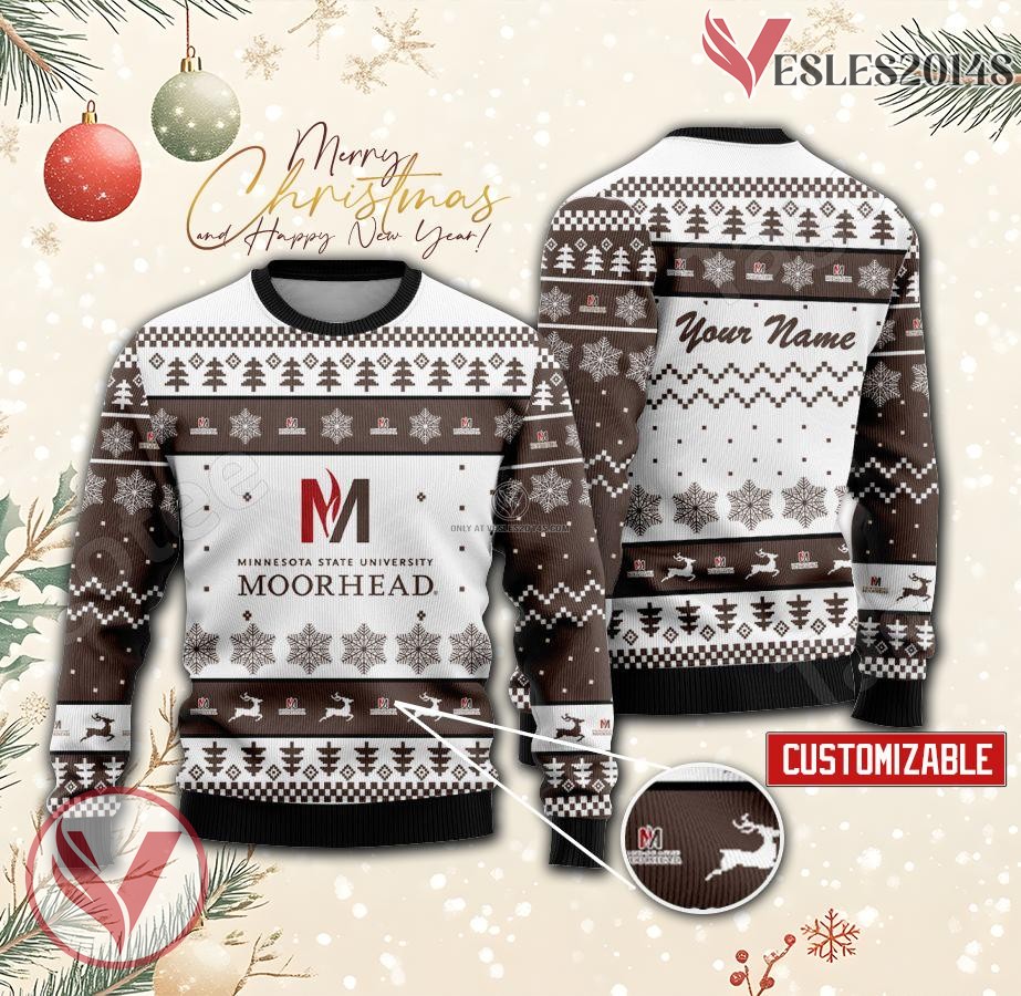 Minnesota State University Moorhead Custom Ugly Christmas Sweater, Unique Gift For Fans - Vesles2014s