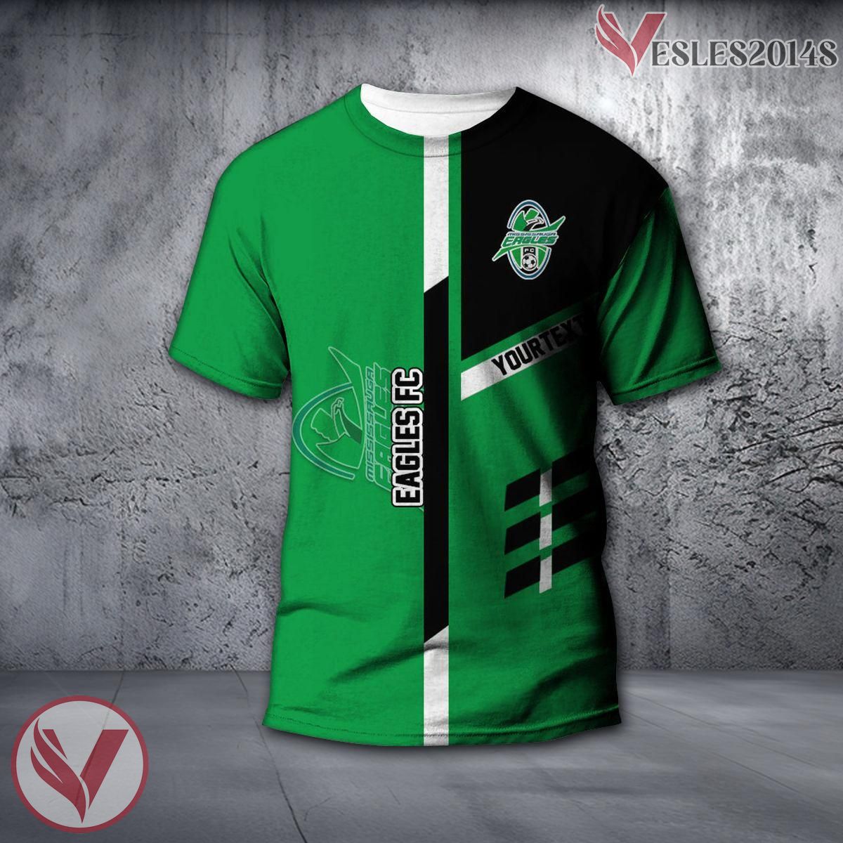 Mississauga Eagles FC Customizable Shirt, Unique CA Soccer Style For Fans - Vesles2014s