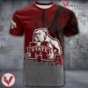 Mississippi State Bulldogs Basketball Grunge Pattern Unique Personalized T Shirts - Vesles2014S