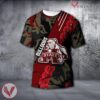 Mississippi State Bulldogs NCAA With Red Poppy Flower 3D Shirt, Unique Gift For Fans - Vesles2014S