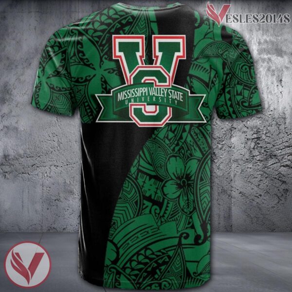 Mississippi Valley State Delta Devils NCAA Polynesian Pattern Shirt, Unique Gifts For Fans - Vesles2014s 1