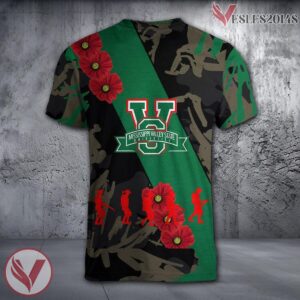 Mississippi Valley State Delta Devils NCAA With Red Poppy Flower 3D Shirt, Unique Gift For Fans - Vesles2014S 1