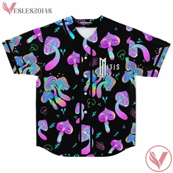 Mistis Fungi Trippin Mike Custom Baseball Jersey - Vesles2014s