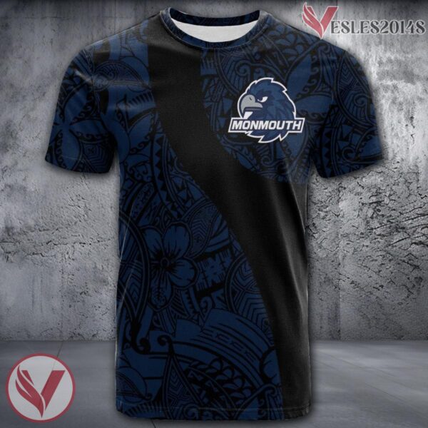 Monmouth Hawks NCAA Polynesian Pattern Shirt, Unique Gifts For Fans - Vesles2014s