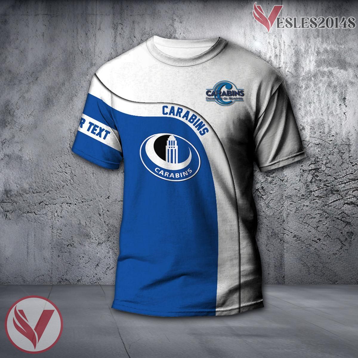 Montreal Carabins Custom Shirt, Curve CA CIS Personalized Gifts For Fans - Vesles2014s