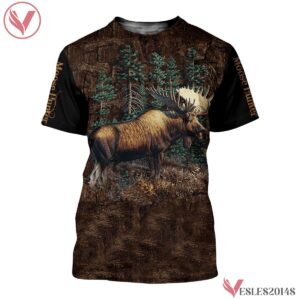 Moose Hunter Shirts For Men And Women Plus Size Uniform Custom Clothes, Unique Gifts For Employee - Vesles2014s 2