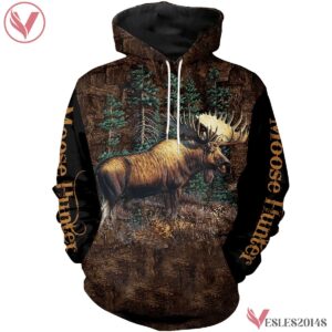 Moose Hunter Shirts For Men And Women Plus Size Uniform Custom Clothes, Unique Gifts For Employee - Vesles2014s