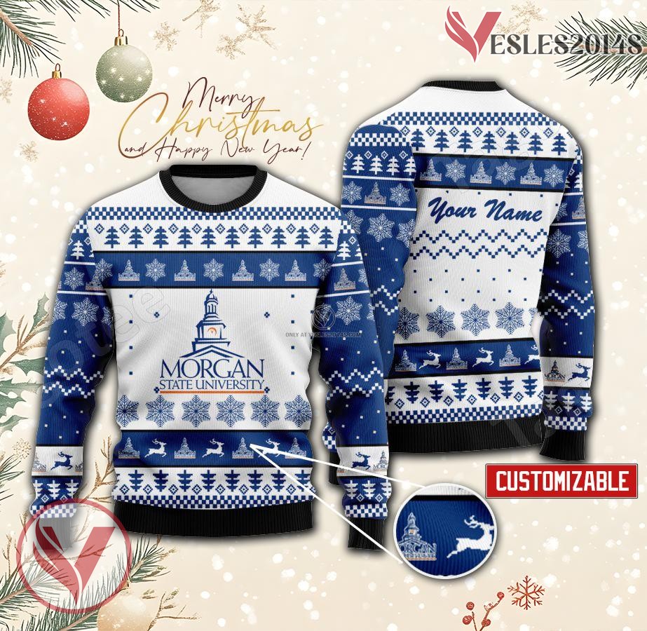 Morgan State University Custom Ugly Christmas Sweater, Unique Gift For Fans - Vesles2014s