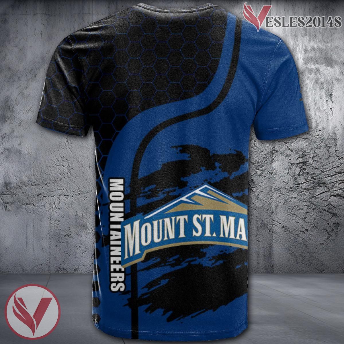 Mount St. Mary's Mountaineers NCAA Custom Shirt, Unique Sport Gifts For Fans - Vesles2014s 1