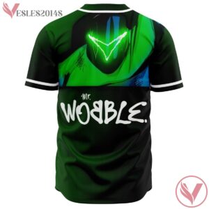Mr Wobble Ganja White Night Green Jersey For EDM Festivals - Vesles2014s 1
