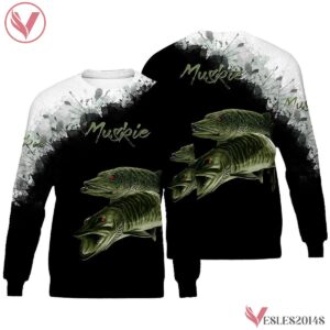 Muskie 3d Black All Over Printed Shirts For Men & Uniform Custom Clothes, Unique Gifts For Employee - Vesles2014s 3