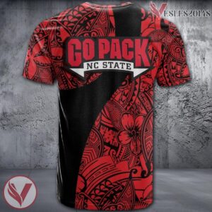 NC State Wolfpack NCAA Polynesian Pattern Shirt, Unique Gifts For Fans - Vesles2014s 1