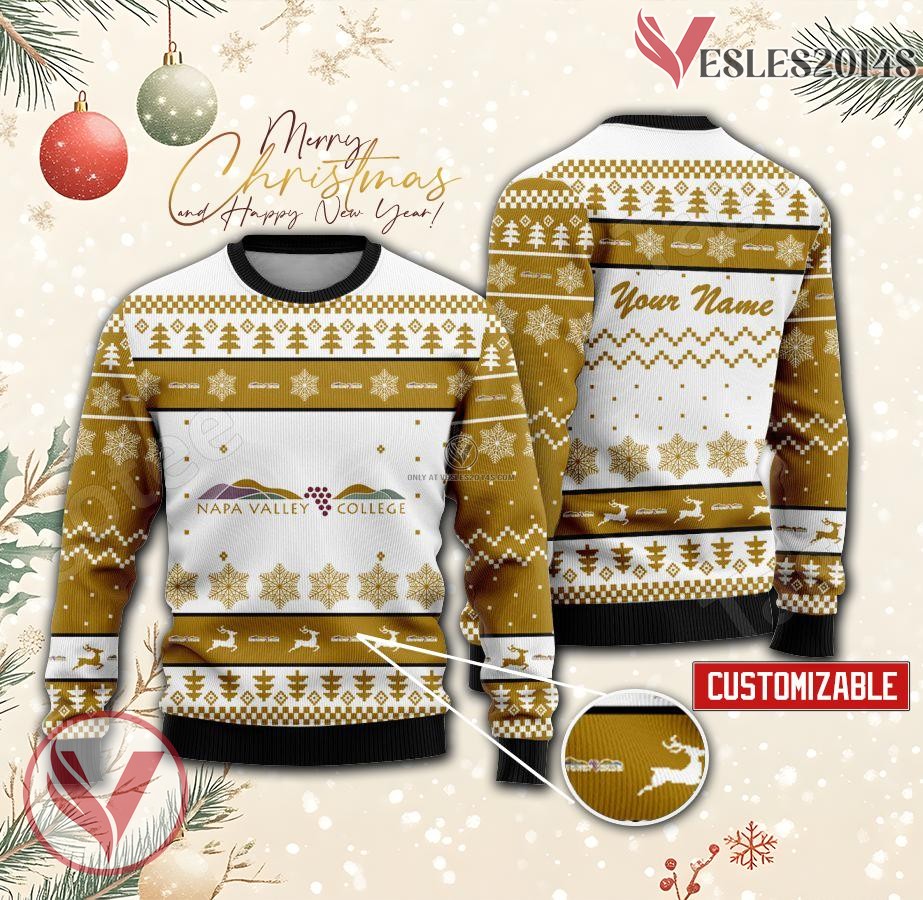 Napa Valley College Custom Ugly Christmas Sweater, Unique Gift For Fans - Vesles2014s