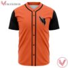 Naruto Style Illenium Black Orange Jersey - Vesles2014s