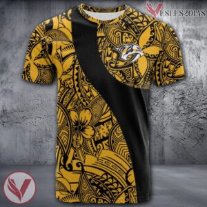 Nashville Predators Polynesian Pattern Shirt, Unique Gifts For NHL Fans - Vesles2014s