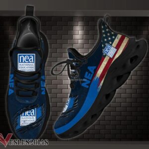 National Education Association Custom Shoes Style 1, Best Running Shoes For Fans - Vesles2014S