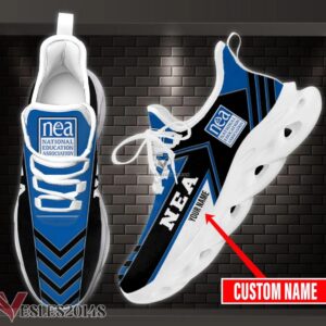 National Education Association Custom Shoes Style 2, Best Running Shoes For Fans - Vesles2014S 1