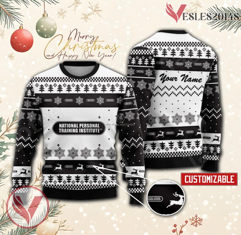National Personal Training Institute Custom Ugly Christmas Sweater, Unique Gift For Fans - Vesles2014s