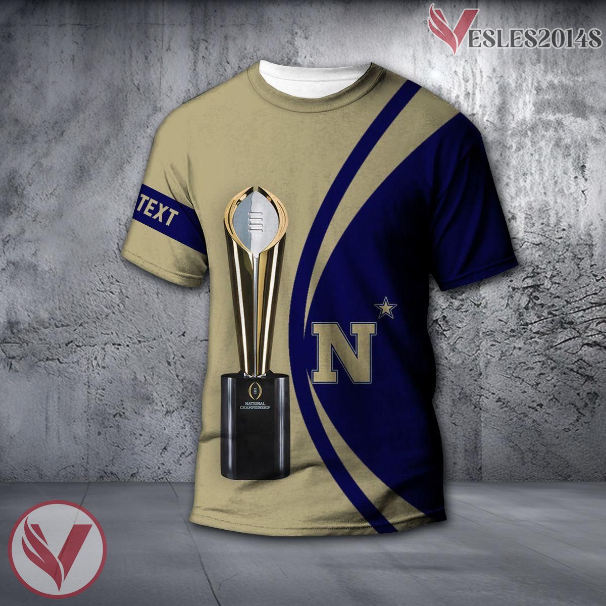 Navy Midshipmen NCAA 2022 National Champions Legendary 3D Shirt - Vesles2014S