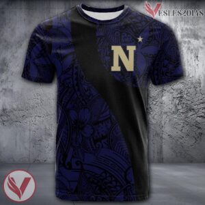 Navy Midshipmen NCAA Polynesian Pattern Shirt, Unique Gifts For Fans - Vesles2014s
