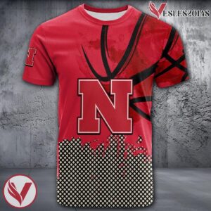 Nebraska Cornhuskers Basketball Grunge Pattern Unique Personalized T Shirts - Vesles2014S