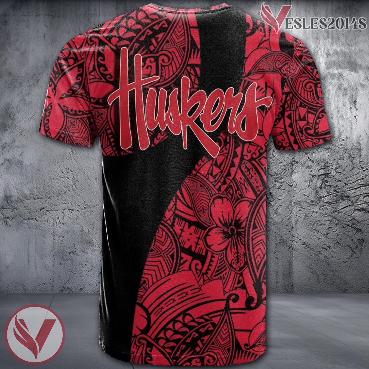 Nebraska Cornhuskers NCAA Polynesian Pattern Shirt, Unique Gifts For Fans - Vesles2014s 1