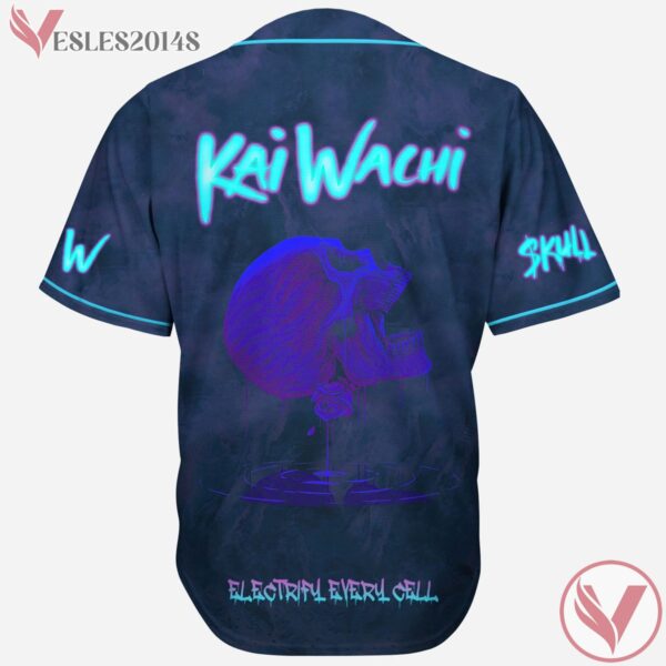 Neon Skull Kai Wachi Baseball Jersey - Vesles2014s 1