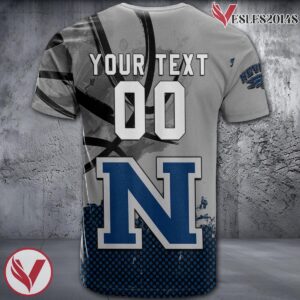 Nevada Wolf Pack Basketball Grunge Pattern Unique Personalized T Shirts - Vesles2014S 1
