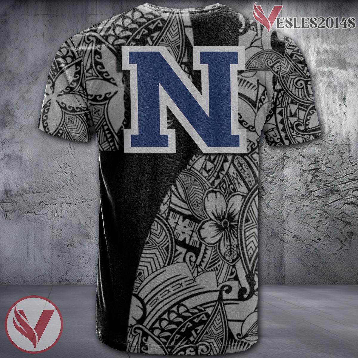 Nevada Wolf Pack NCAA Polynesian Pattern Shirt, Unique Gifts For Fans - Vesles2014s 1