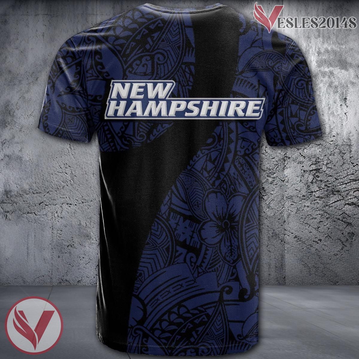 New Hampshire Wildcats NCAA Polynesian Pattern Shirt, Unique Gifts For Fans - Vesles2014s 1