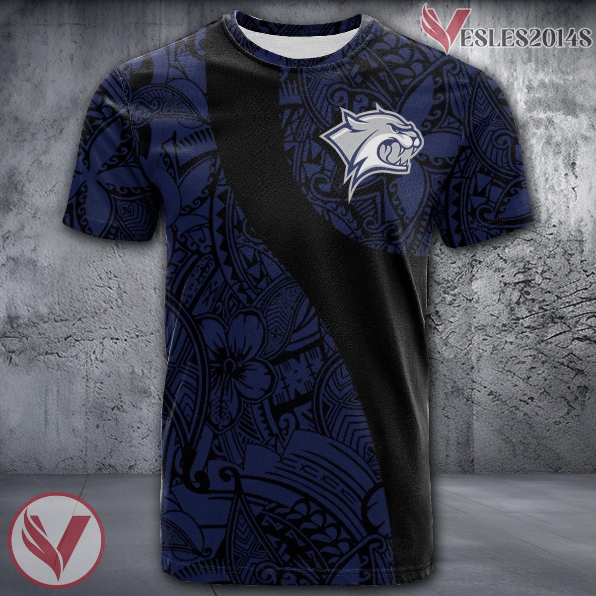 New Hampshire Wildcats NCAA Polynesian Pattern Shirt, Unique Gifts For Fans - Vesles2014s
