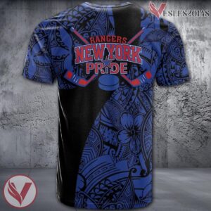 New York Rangers Polynesian Pattern Shirt, Unique Gifts For NHL Fans - Vesles2014s 1