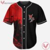 New Zeds Dead Deadbeats Red Grunge Split Rave Baseball Jersey For EDM Festivals - Vesles2014s