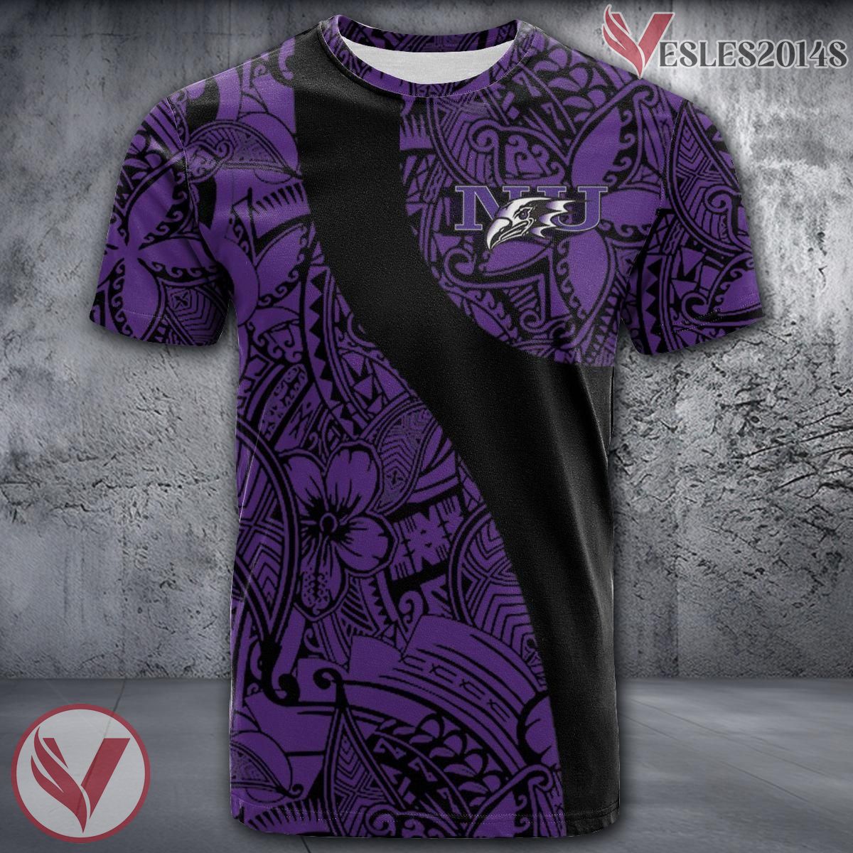 Niagara Purple Eagles NCAA Polynesian Pattern Shirt, Unique Gifts For Fans - Vesles2014s