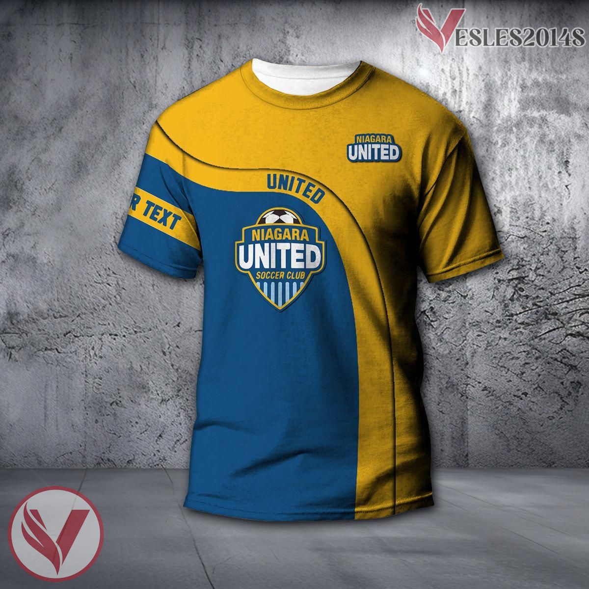 Niagara United Curve Custom Shirt, Unique CA Soccer Style For Fans - Vesles2014s