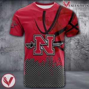 Nicholls Colonels Basketball Grunge Pattern Unique Personalized T Shirts - Vesles2014S