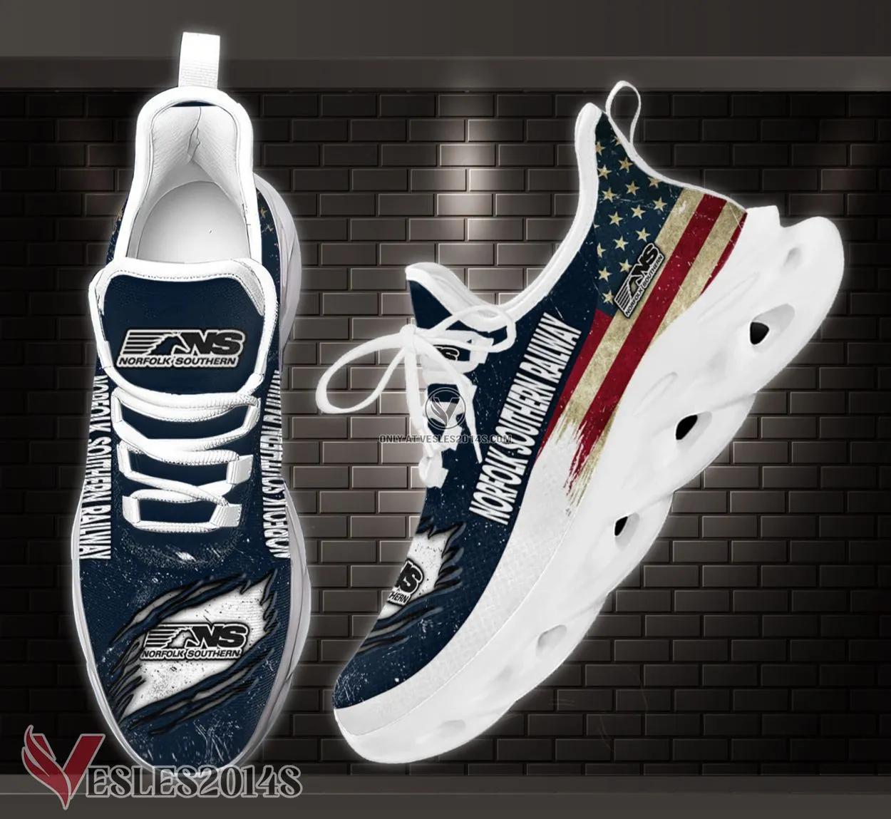 Norfolk Southern Railway Custom Shoes, Best Running Shoes For Fans - Vesles2014S 1
