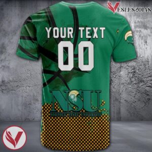 Norfolk State Spartans Basketball Grunge Pattern Unique Personalized T Shirts - Vesles2014S 1