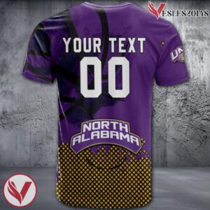 North Alabama Lions Basketball Grunge Pattern Unique Personalized T Shirts - Vesles2014S 1