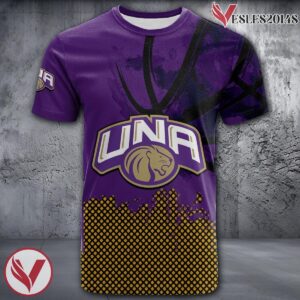North Alabama Lions Basketball Grunge Pattern Unique Personalized T Shirts - Vesles2014S