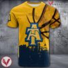 North Carolina A_T Aggies Basketball Grunge Pattern Unique Personalized T Shirts - Vesles2014S