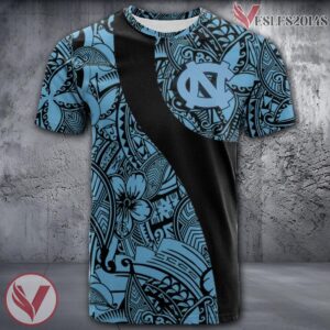 North Carolina Tar Heels NCAA Polynesian Pattern Shirt, Unique Gifts For Fans - Vesles2014s